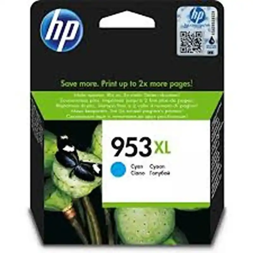 HP 953XL Cartouche d’encre cyan grande capacité authentique