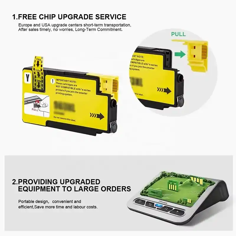 HP 963XL Cartouche d'encre jaune authentique, grande capacité.