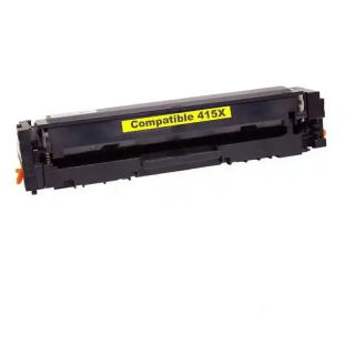 HP 415X Toner jaune LaserJet authentique grande capacité.