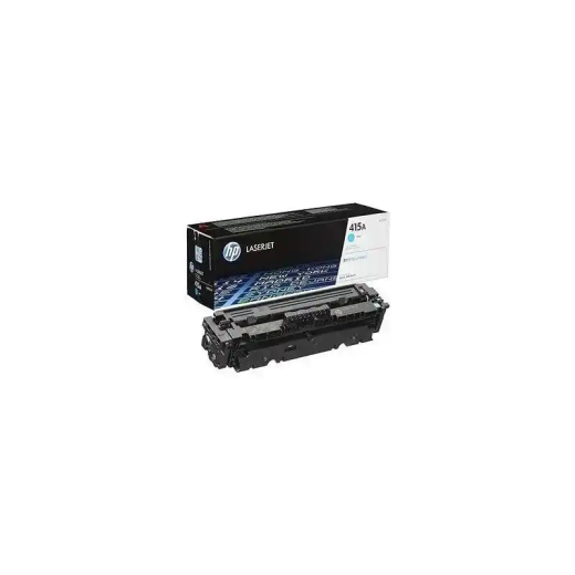 HP 415X Toner cyan LaserJet authentique grande capacité.