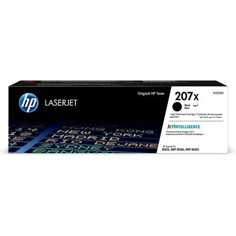 HP 207X Toner noire LaserJet authentique grande capacité.
