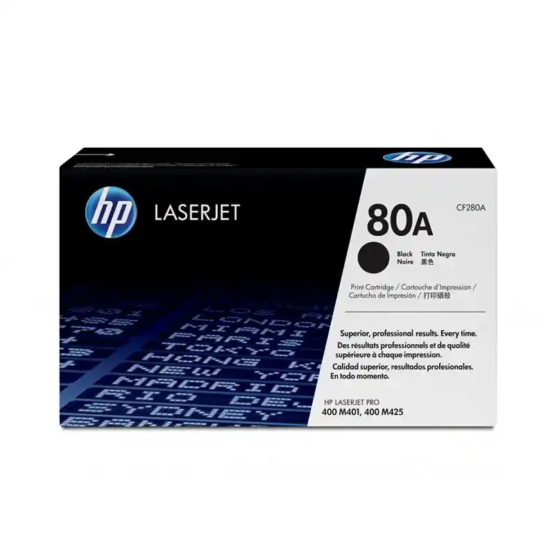 HP 80A toner LaserJet noir authentique qualité supérieure .