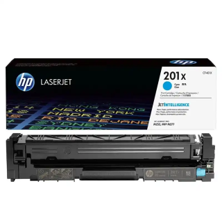 HP 201X toner LaserJet Cyan grande capacité authentique.