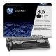 HP 80X toner LaserJet noir grande capacité authentique.