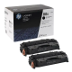 HP 80X pack de 2 cartouches de toner LaserJet noir fiable.