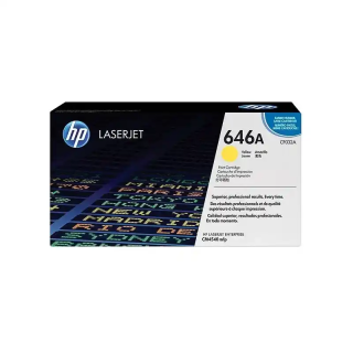 HP 646A toner LaserJet jaune haute qualité authentique