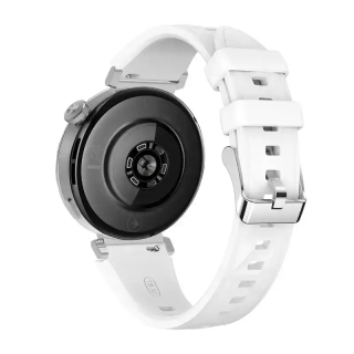 Huawei WATCH GT 5 Series Strap blanc fluoroélastomère matériau robuste, résistant à l'eau confortable
