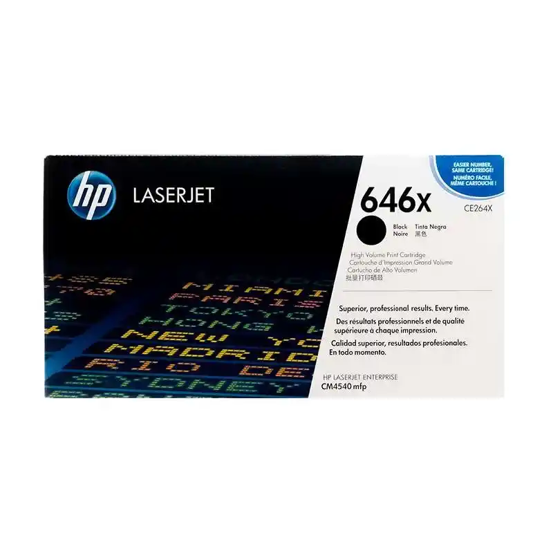 HP 646X toner LaserJet noir haute capacité authentique
