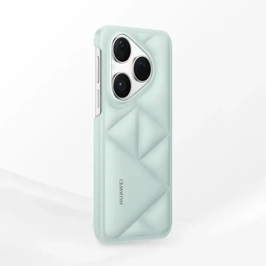 Huawei Étui en cuir végan Pura 80 Pro Cloud protection de base contre les rayures et les chocs vert