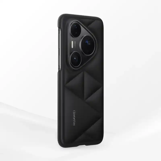 Huawei Étui en cuir végan Pura 80 Pro Cloud protection de base contre les rayures  chocs noir