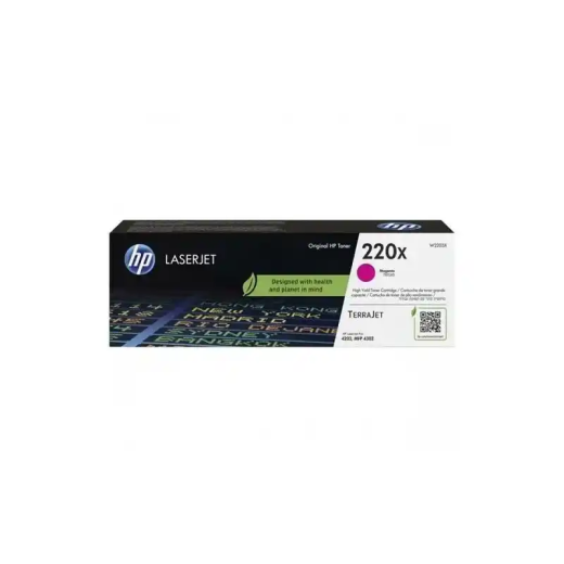 HP 220X Toner LaserJet magenta authentique et fiable.