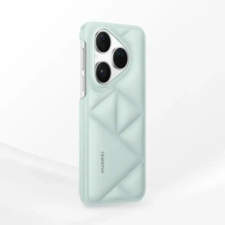 Huawei Étui en cuir végan Pura 80 Cloud protection de base contre les rayures et les chocs vert