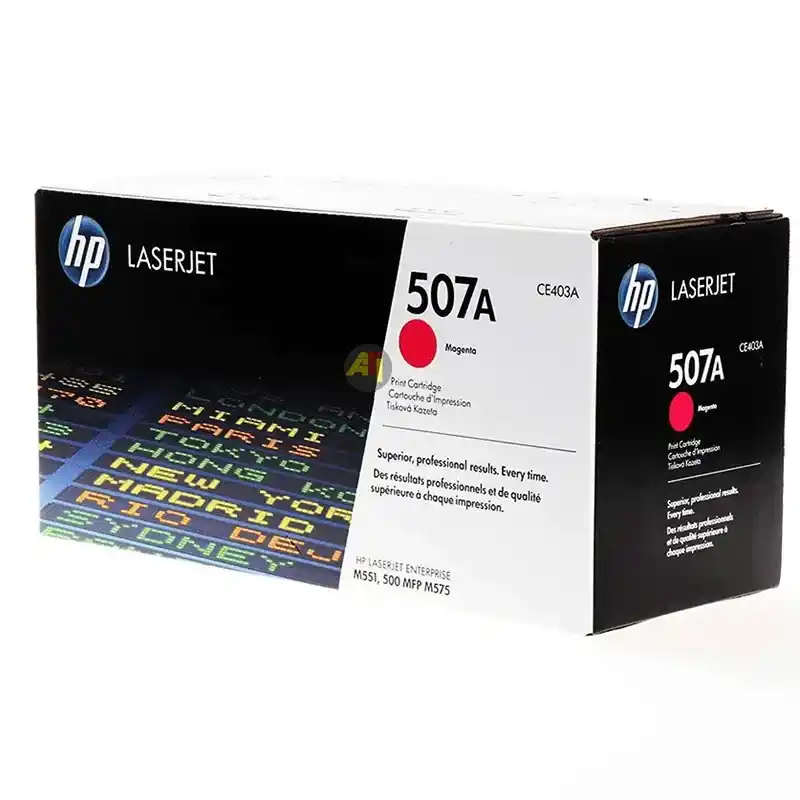 HP 507A toner LaserJet magenta authentique et professionnels.