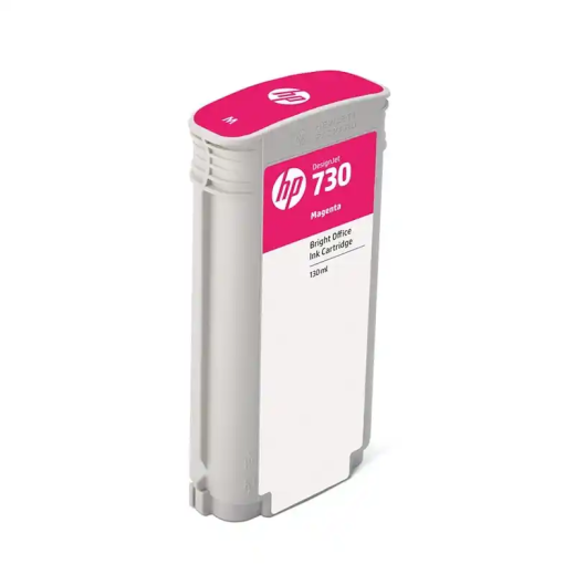 hp 730 cartouche d'encre designjet magenta 130 ml fiable.