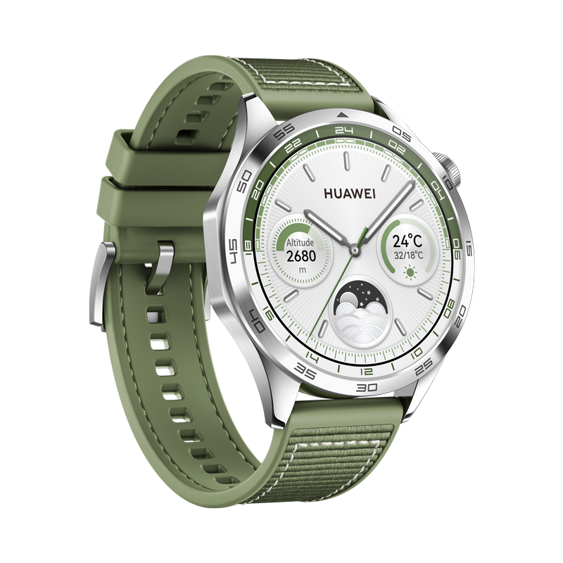 Huawei WATCH GT 4 46mm Vert / GPS / Bluetooth 5.2 / Montre Connectée / Compatible  iOS  Android