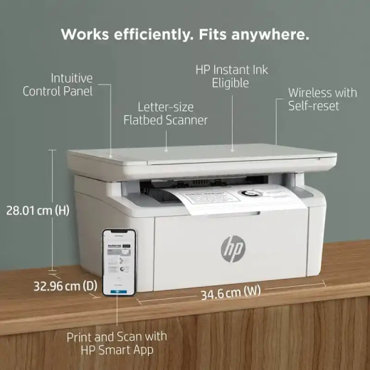 HP imprimante laserjet m140w multifonction, impression, copie, numérisation.