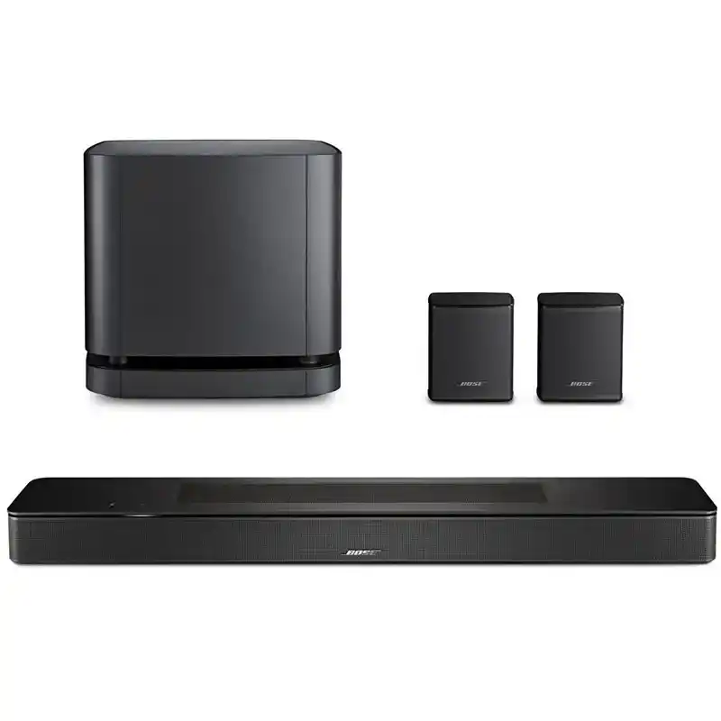 Bose Barre son intelligent  noir ensemble audio immersive processeur IA (Intelligence Artificielle)