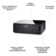 Bose Music Amplifier amplificateur zone moderne  connecté pour alimenter des enceintes passives