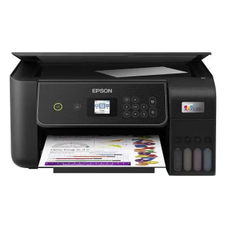 Epson ET-2871 imprimante multifonction A4 wi-fi ecoTank équipée de réservoirs d’encre.