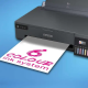 Epson  ET-1810 imprimante A4 Wi-Fi EcoTank équipée de réservoirs d’encre authentique.