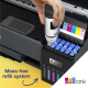 Epson  ET-1810 imprimante A4 Wi-Fi EcoTank équipée de réservoirs d’encre authentique.
