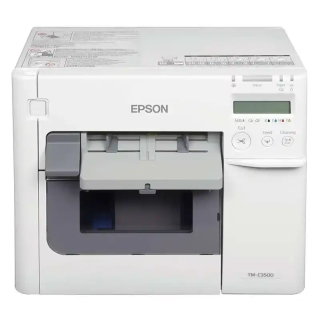 Epson Series C3500 imprimante d’étiquettes ColorWorks couleur industrielle fiable.
