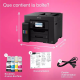 Epson ET-5805 solution d’impression A4 EcoTank avec Wi-Fi, réservoirs d’encre et fax .