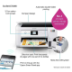 Epson ET-2856 imprimante multifonction A4 Wi-Fi EcoTank équipée de réservoirs d’encre.