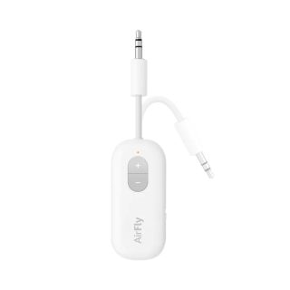 Bose AirFly SE blanc batterie 20 heures  Boutons de réglage du volume en façade et interrupteur marche