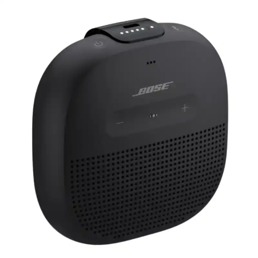 Bose Offre Enceinte Bluetooth® SoundLink Micro noir lanière résistante aux déchirures permettant