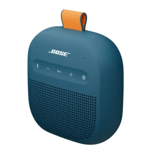 Bose Kit enceinte portable SoundLink Micro Bleu crépuscule (2e génération) Délivre 7 watts RMS