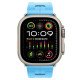 Apple Watch Ultra 2 GPS + Cellulaire - Boîtier Titane 49 mm - sport Kilim Bleu Céleste