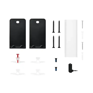 Bose Support mural pour barre de son noir conçu en acier de haute qualité pour un montage discret