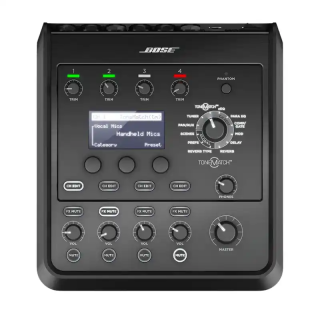 Bose Table de mixage ToneMatch T4S noir optimisée les musiciens systèmes sonorisation L1 et F1
