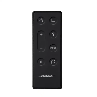 Bose Télécommande TV Speaker en noir accessoire officiel conçu pour piloter votre barre de son