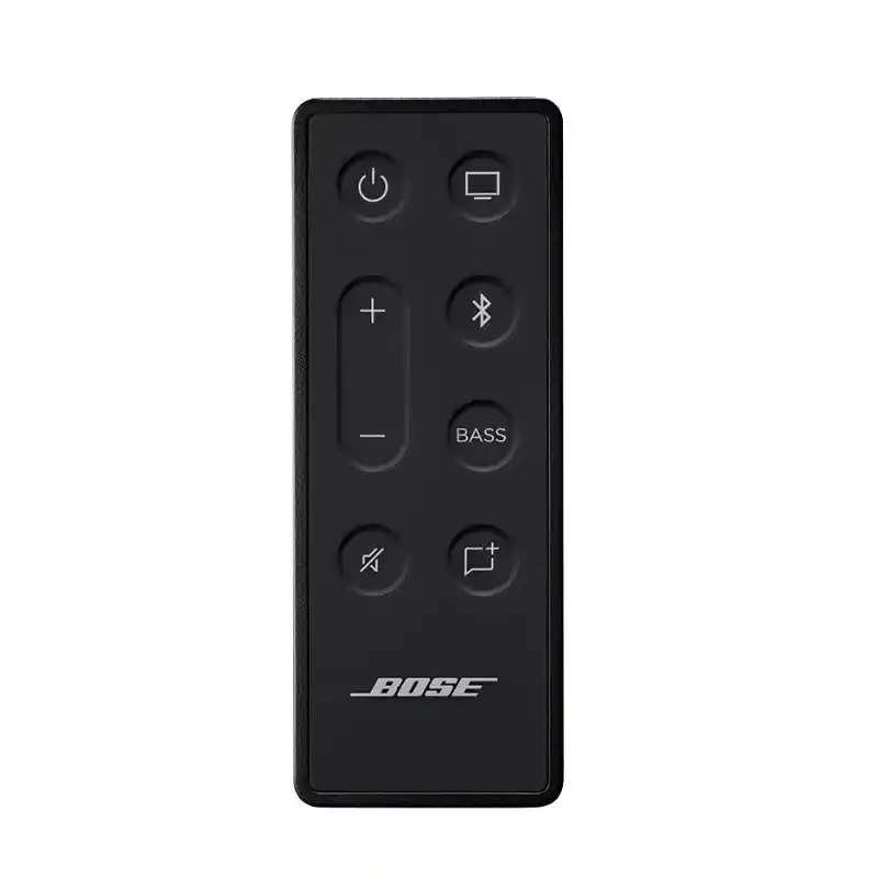 Bose Télécommande TV Speaker en noir accessoire officiel conçu pour piloter votre barre de son