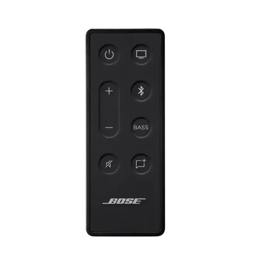 Bose Télécommande TV Speaker en noir accessoire officiel conçu pour piloter votre barre de son