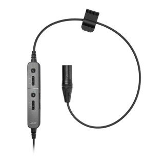 Bose Câble ProFlight Série 2 avec Bluetooth®, connecteur XLR 5 broches Noir cockpits d'avions Airbus