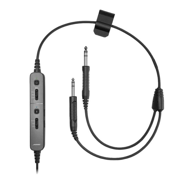 Bose Câble ProFlight Série 2 avec Bluetooth®, double fiche noir Utilise connecteurs standards 2 jacks