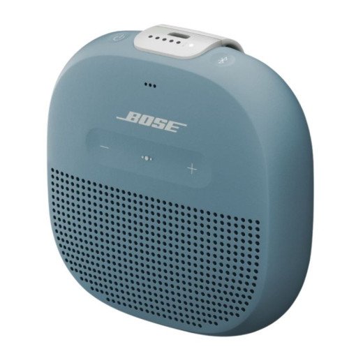 Bose Enceinte Bluetooth® SoundLink Micro Bleu pierre connue pour sa qualité sonore et sa taille