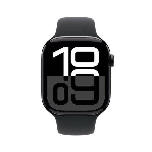 Apple Watch Series 10 GPS + Cellulaire - aluminium Noir de jais 46 mm - Bracelet sport