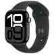 Apple Watch Series 10 GPS + Cellulaire - aluminium Noir de jais 46 mm - Bracelet sport