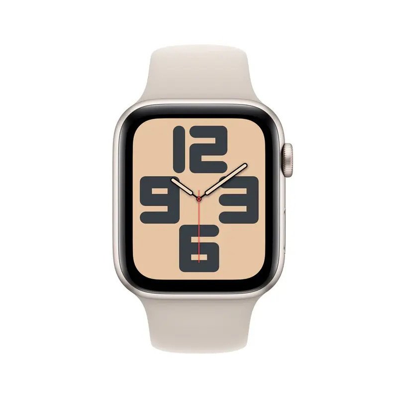 Apple Watch SE (2ème gén) GPS - Aluminium 40mm Lumière Stellaire - Sport lumière stellaire