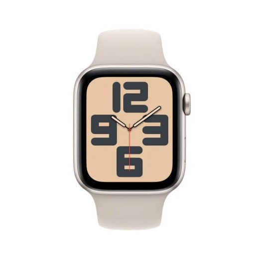 Apple Watch SE (2ème gén) GPS - Aluminium 40mm Lumière Stellaire - Sport lumière stellaire