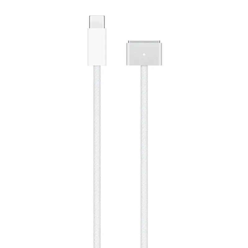 Apple Câble - Original Apple - USB-C vers Magsafe3  - (2m) mètres - MacBook Air & Pro Blanc