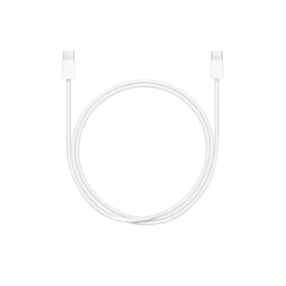 Apple Câble de charge tissé - Certifié Original Apple - USB-C - (1m) mètre - iPhone, iPad, AirPods