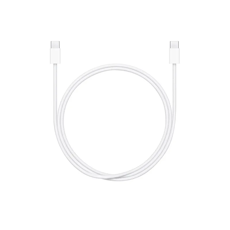 Apple Câble de charge tissé - Certifié Original Apple - USB-C - (1m) mètre - iPhone, iPad, AirPods