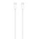 Apple Câble de charge tissé - Certifié Original Apple - USB-C - (1m) mètre - iPhone, iPad, AirPods