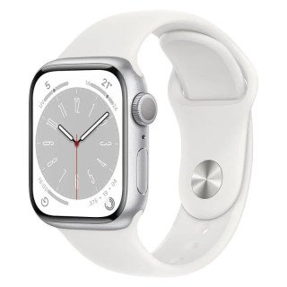 Apple Watch Series 8 GPS + Cellulaire - Boîtier en aluminium Argent 45 mm