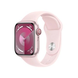 Apple Watch Series 9 GPS + Cellulaire - Boîtier en aluminium Rose 45 mm -  sport